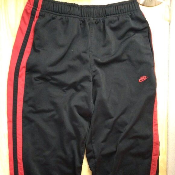 Vintage Nike Striped Sweatpants Joggers Trainers Bred - Picture 2 of 10